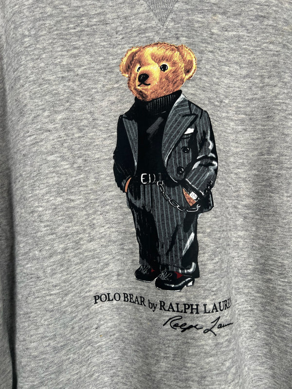 Ralph Lauren polo bear sweatshirt grey