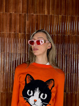 Balenciaga cat eye Sunglasses light pink