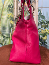 Christian Dior Granville pink leather bag