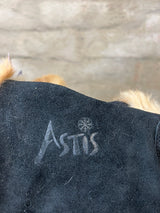 Astis gloves beige and black multicolor