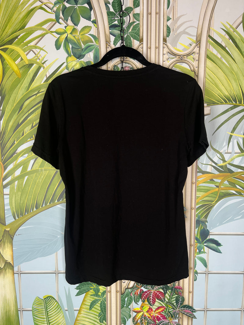 Chanel T-shirt black with CC