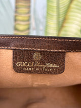 Gucci GG supreme sherry line clutch bag vintage