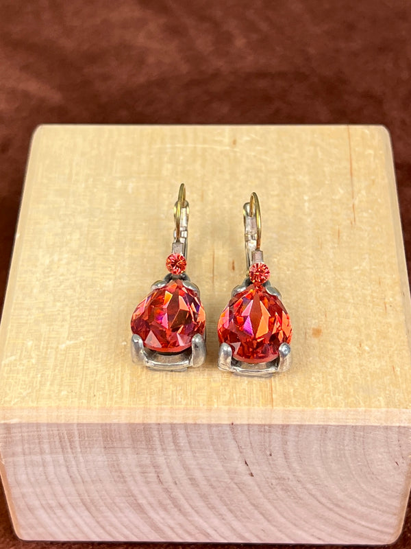 Otazu earrings silver/Swariowski