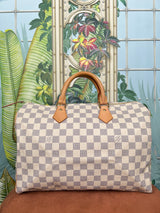 Louis Vuitton speedy 35 damier azur