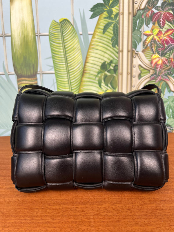 Bottega Veneta padded cassette bag black