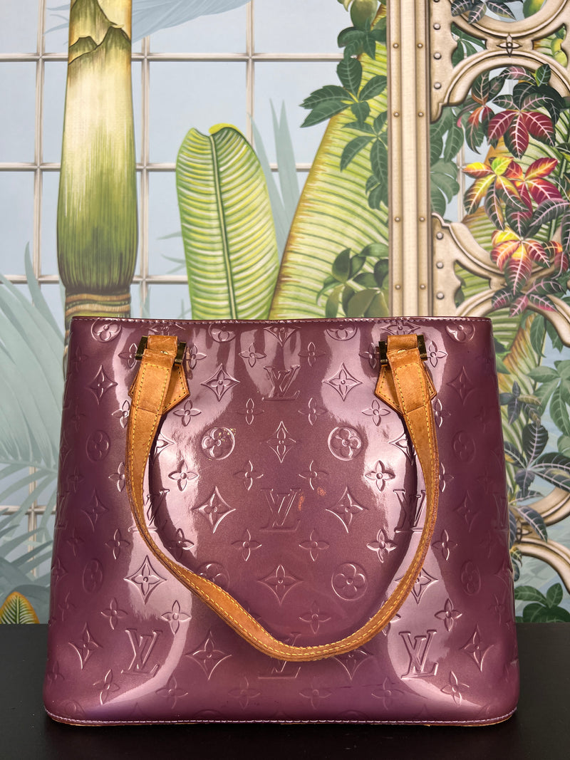 Louis Vuitton Houston Vernis purple bag