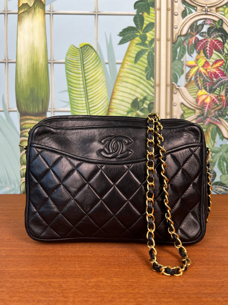 Chanel vintage Camera bag black