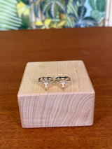 Chanel CC earrings gold