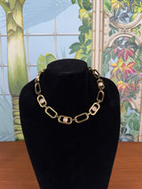 Louis Vuitton My Lv Chain pearls necklace