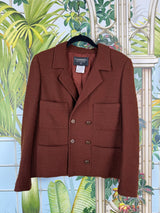 Chanel Vintage Tweed Set Brown Fall 1998's collection