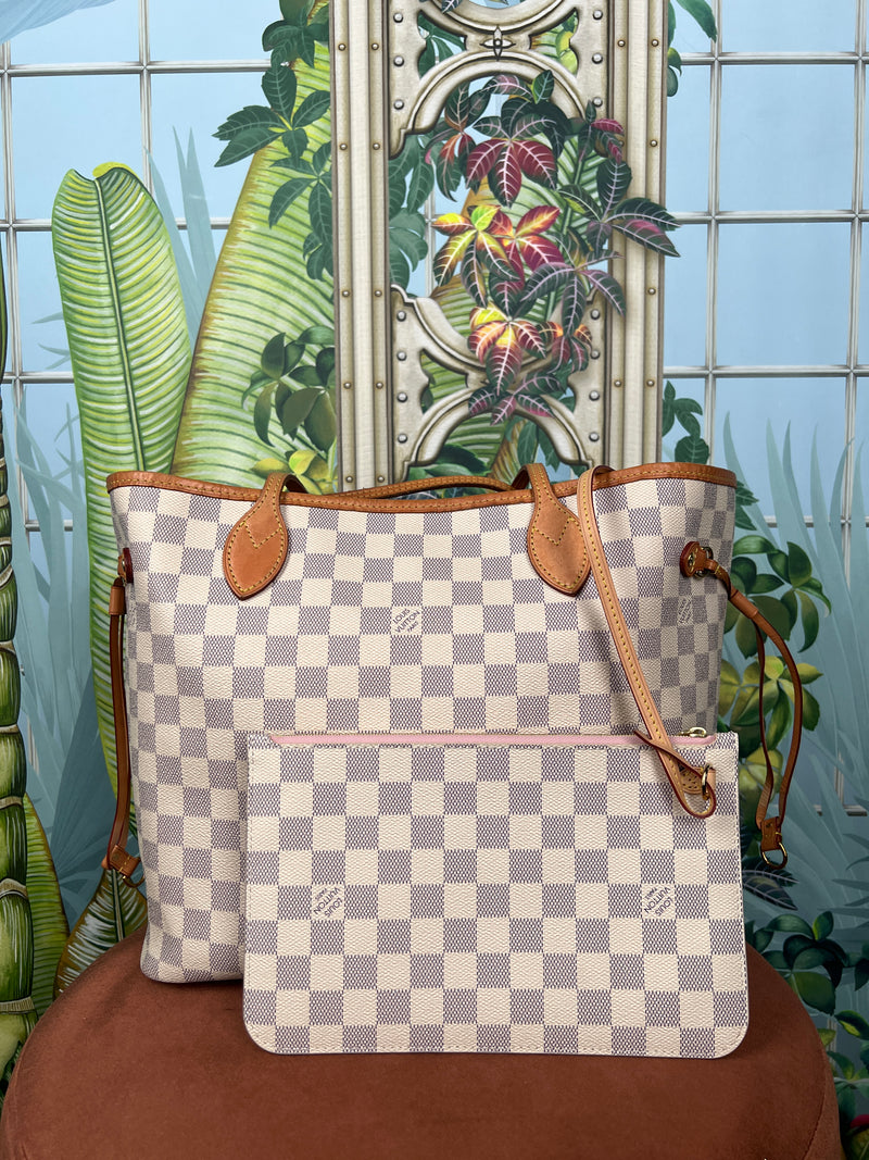 Louis Vuitton neverfull MM damier Azur