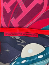 Hermès scarf 2017 green red space shopping au faubourg scarf