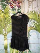 See by Chloé black glitter dress