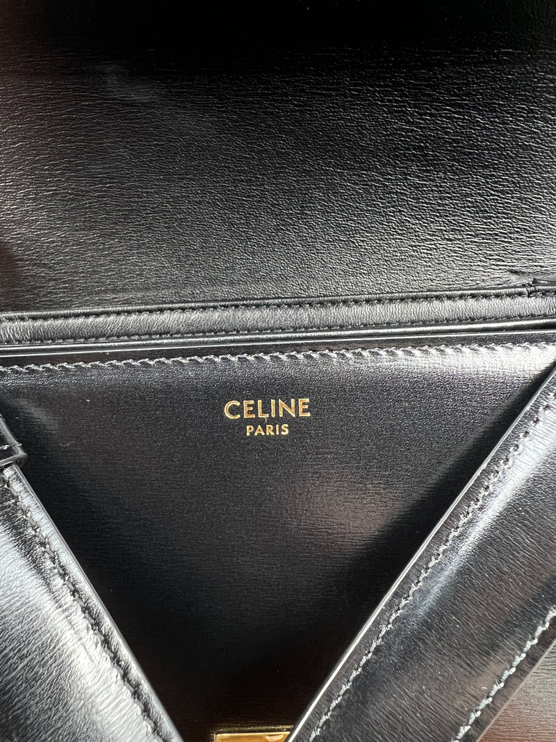 Celine shiny calfskin classic Triomphe bag