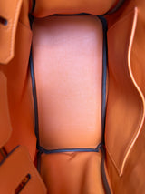 Hermès Birkin 25 retourne swift Leather Orange gold hardware