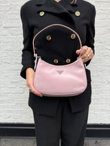 Prada cleo pink leather bag