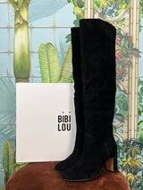 Bibi Lou knee-high boots black suede