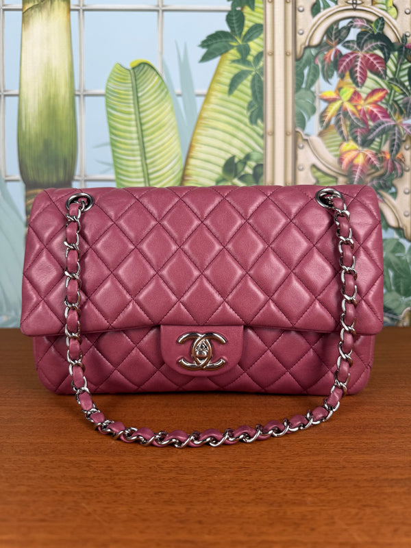 Chanel Double Flap Bag medium old pink