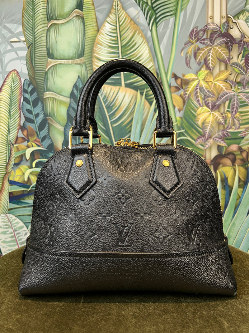 Louis Vuitton Néo Alma BB black – A Piece Lux