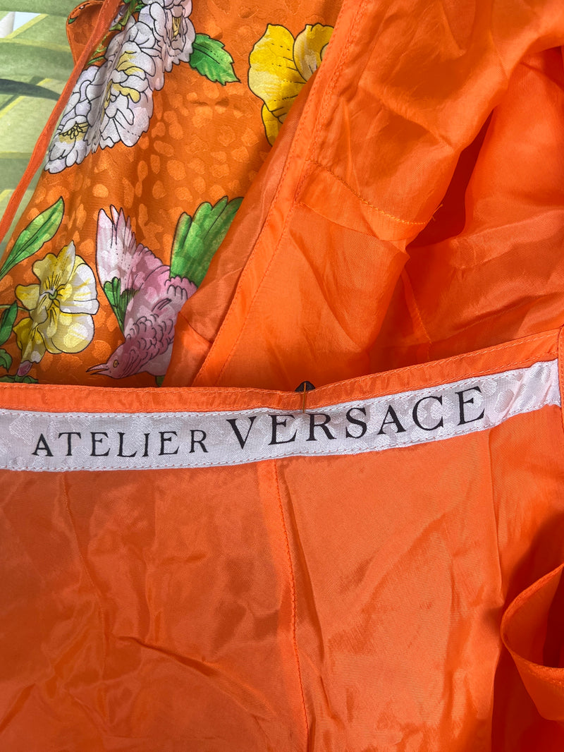 Versace silk dress vintage