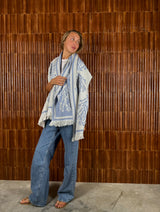 Amca towel corallium blue