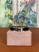 Hermès Clic H Bracelet black/palladium