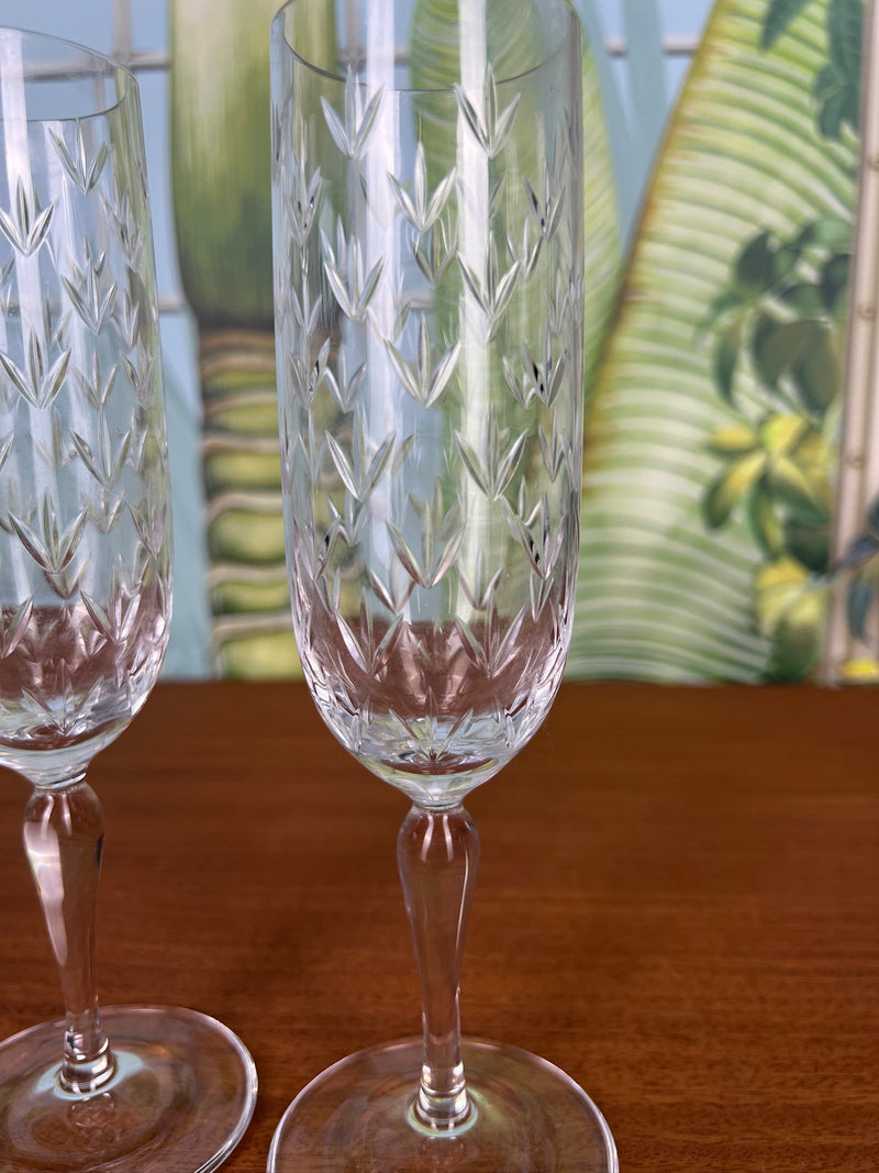 Tiffany & CO champagne glass, set of 2