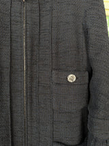 Chanel tweed jacket navy blue 2013 resort Collection - Jardins of Versailles