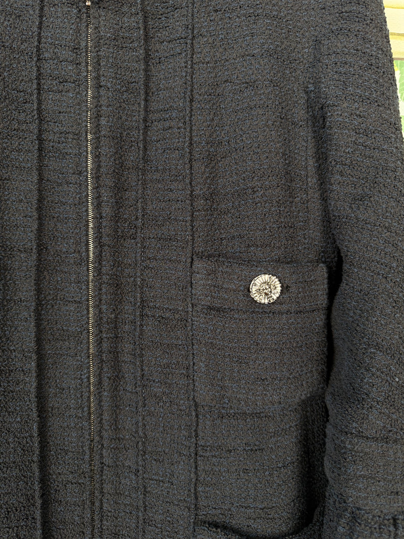 Chanel tweed jacket navy blue 2013 resort Collection - Jardins of Versailles