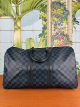 Louis Vuitton Keepall 45, Damier Cobalt