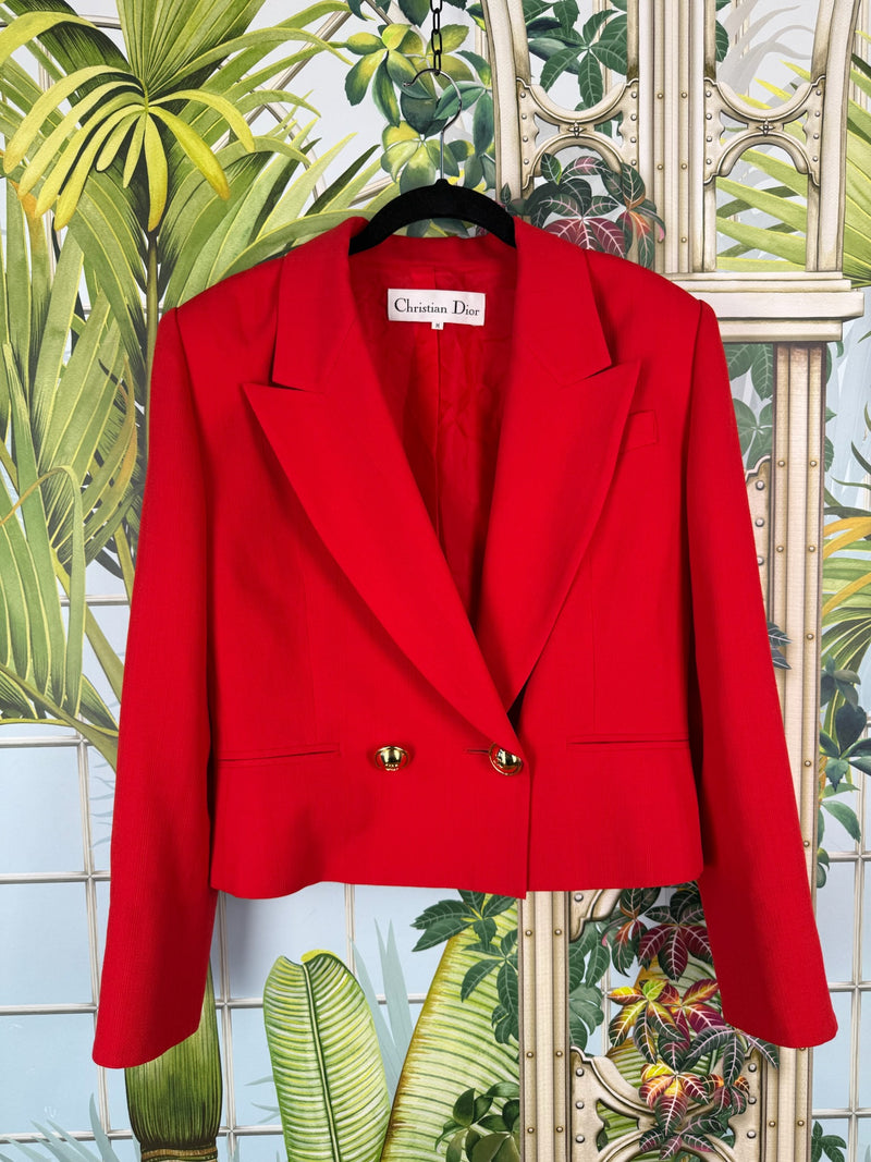 Vintage Christian Dior Set Red