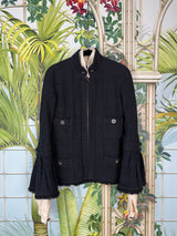 Chanel tweed jacket navy blue 2013 resort Collection - Jardins of Versailles