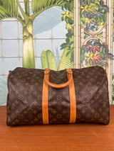 Louis Vuitton keepall 45 monogram canvas