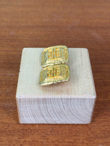 Givenchy gold clip earrings