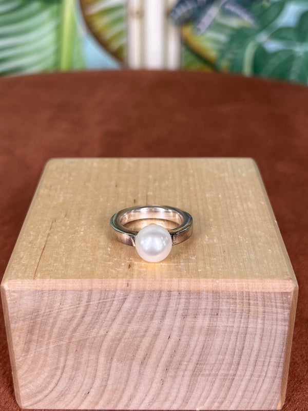 Efva Attling pearl 60´s ring 925 silver