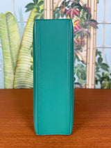 Hermés Kelly pochette vert verone swift gold plated