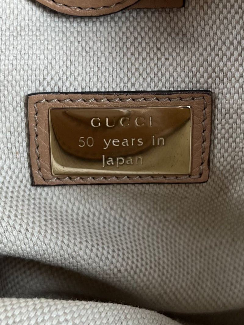 Gucci flora bamboo top handle bag