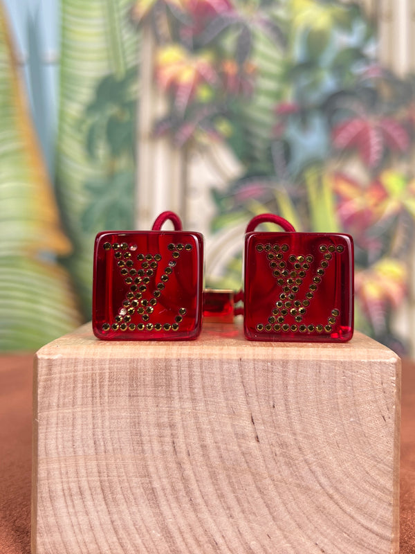 Louis Vuitton Hair cubes red