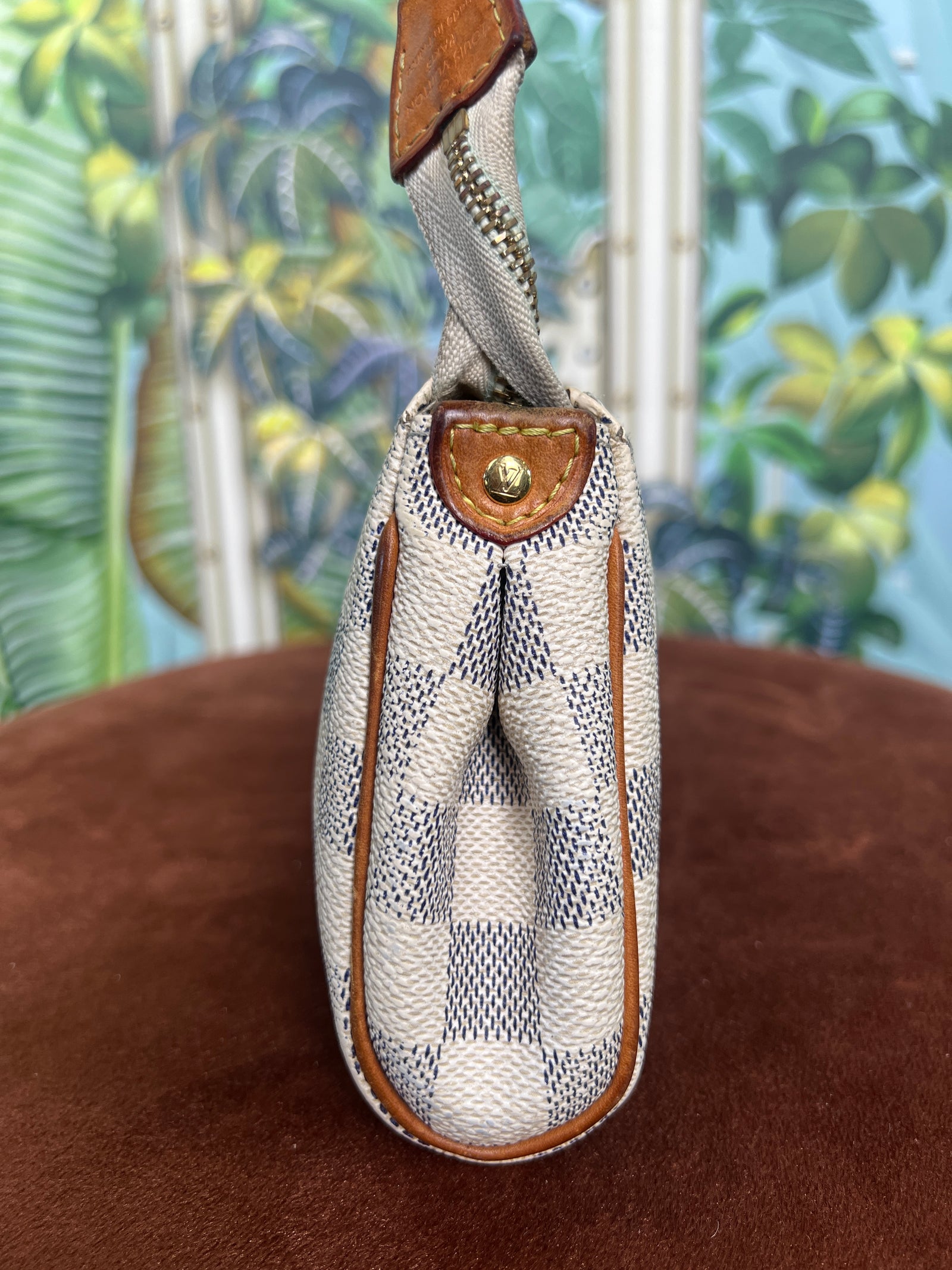 Clutch Bag Louis Vuitton Damier Azur Eva Clutch Louis Vuitton Eva