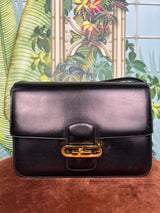 Gucci vintage GG box bag black