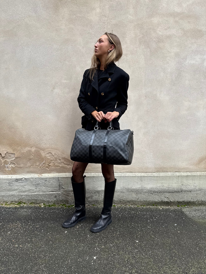 Louis Vuitton Keepall 45, Damier Graphite