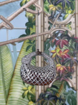 Vondels glass silver handbag