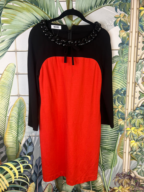 Moschino dress red/black