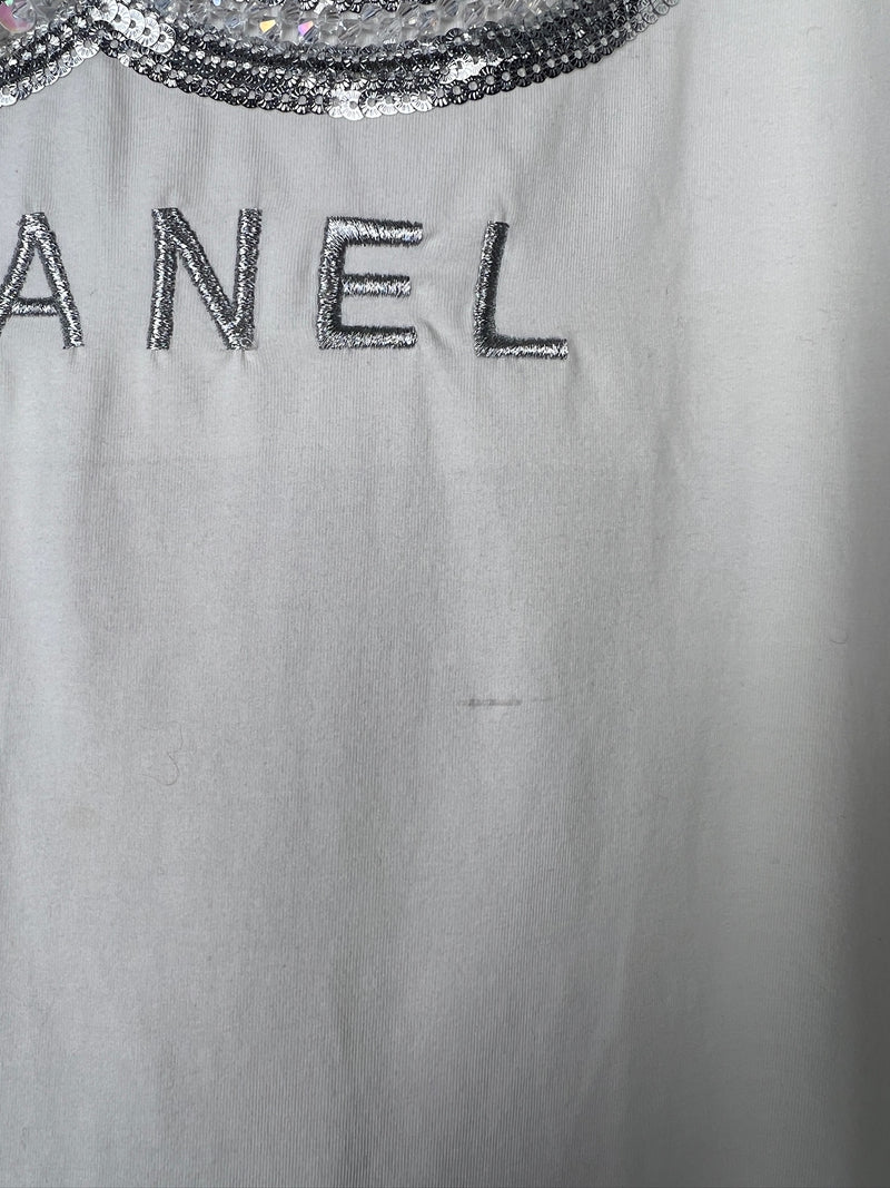 Chanel T-shirt white with CC