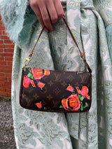 Louis Vuitton x Stepen Sprouse roses pochette Accessoire