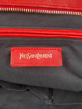 Yves Saint laurent Cabas Y-line bag red