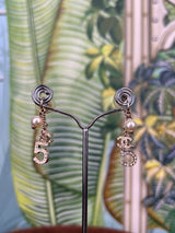 Chanel earrings CC No. 5