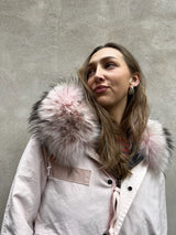 Mr&Mrs fur parka jacket pink