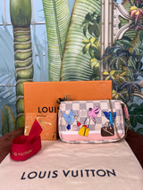 Louis Vuitton Damier Azur Mini Pochette Accessoires, Birds