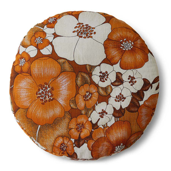 Round cushion marigold